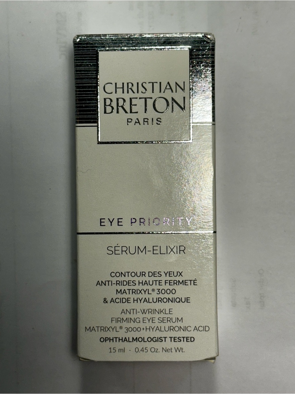 ⚡️CHRISTIAN BRETON PARIS Eye Priority Sérum-Elixir Firming Eye Serum - White